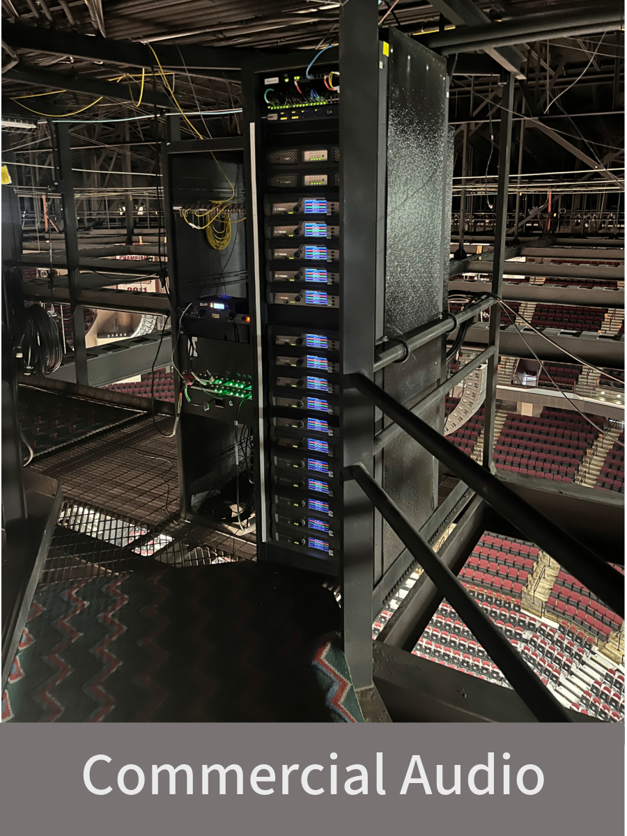 Commercial audio setup