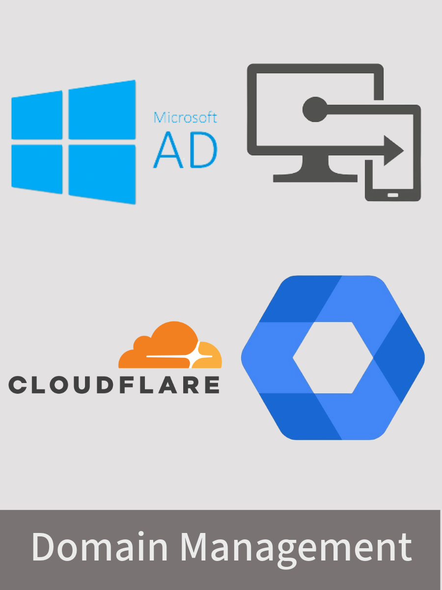 Domain management dashboard